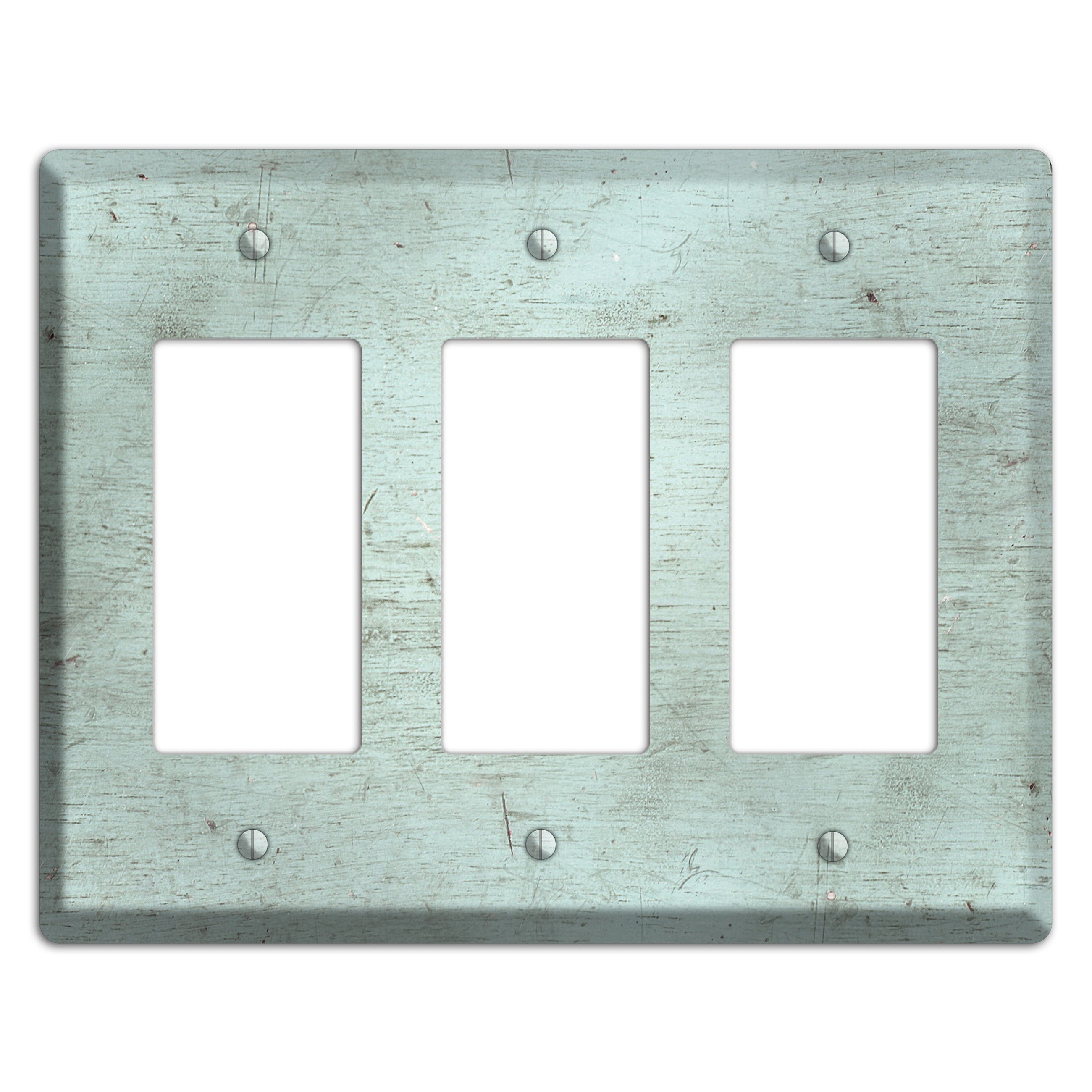Weathered Teal Deck 3 Rocker Wallplate
