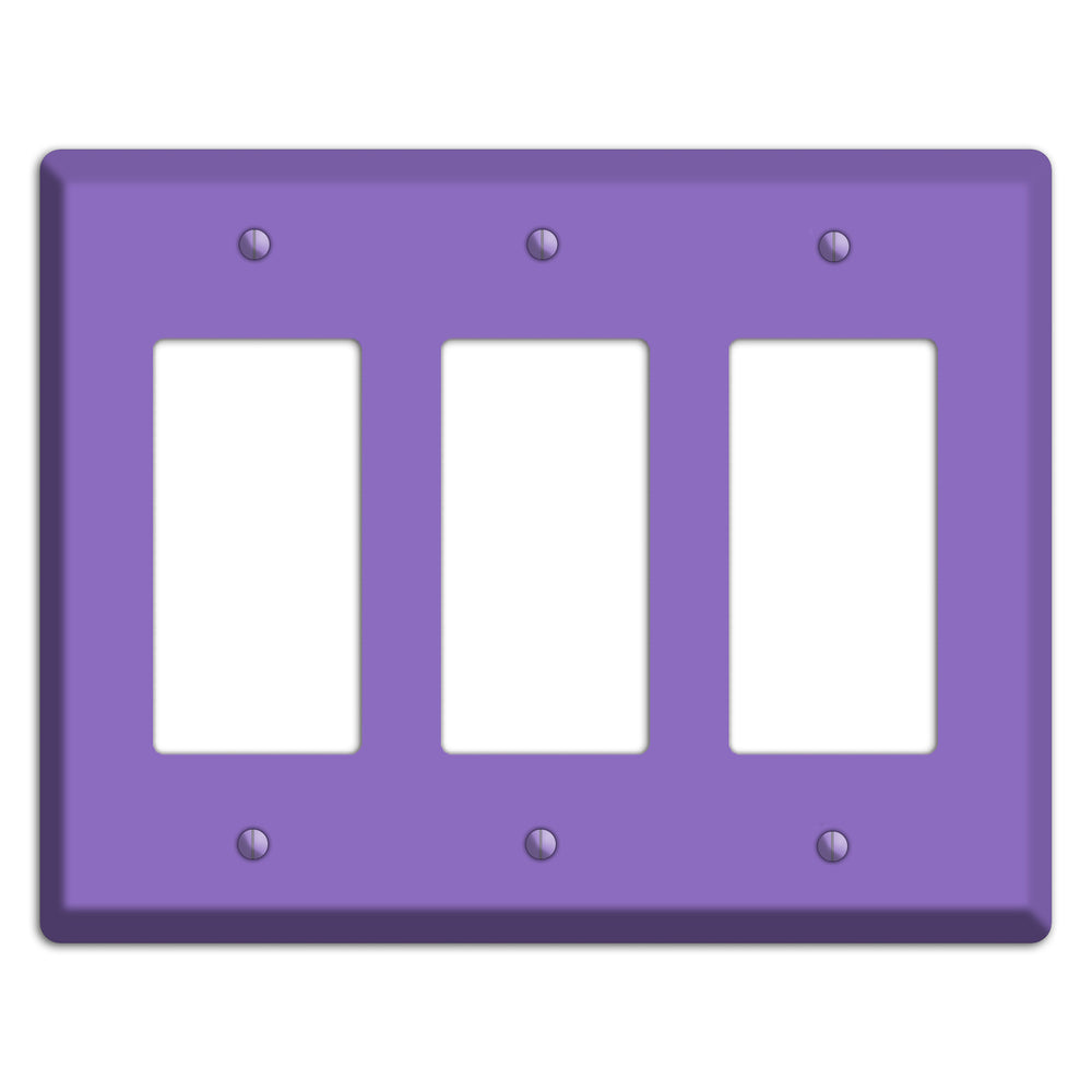 Baxter Violet Bloom 3 Rocker Wallplate