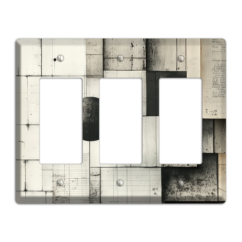 Ledger & Void 3 Rocker Wallplate