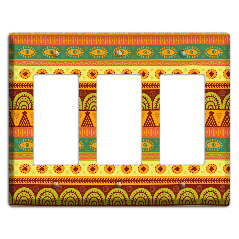 Ethnic Harmony 3 Rocker Wallplate