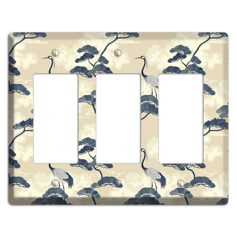 Indigo Pine Serenity 3 Rocker Wallplate
