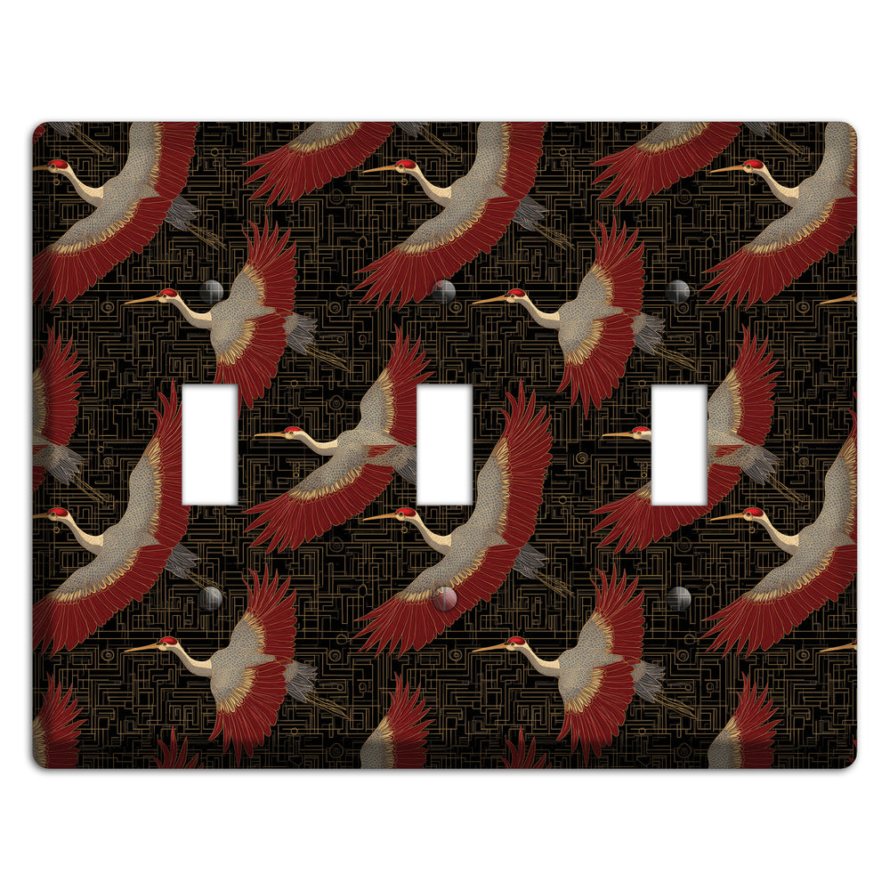 Scarlet Circuit Flight 3 Toggle Wallplate