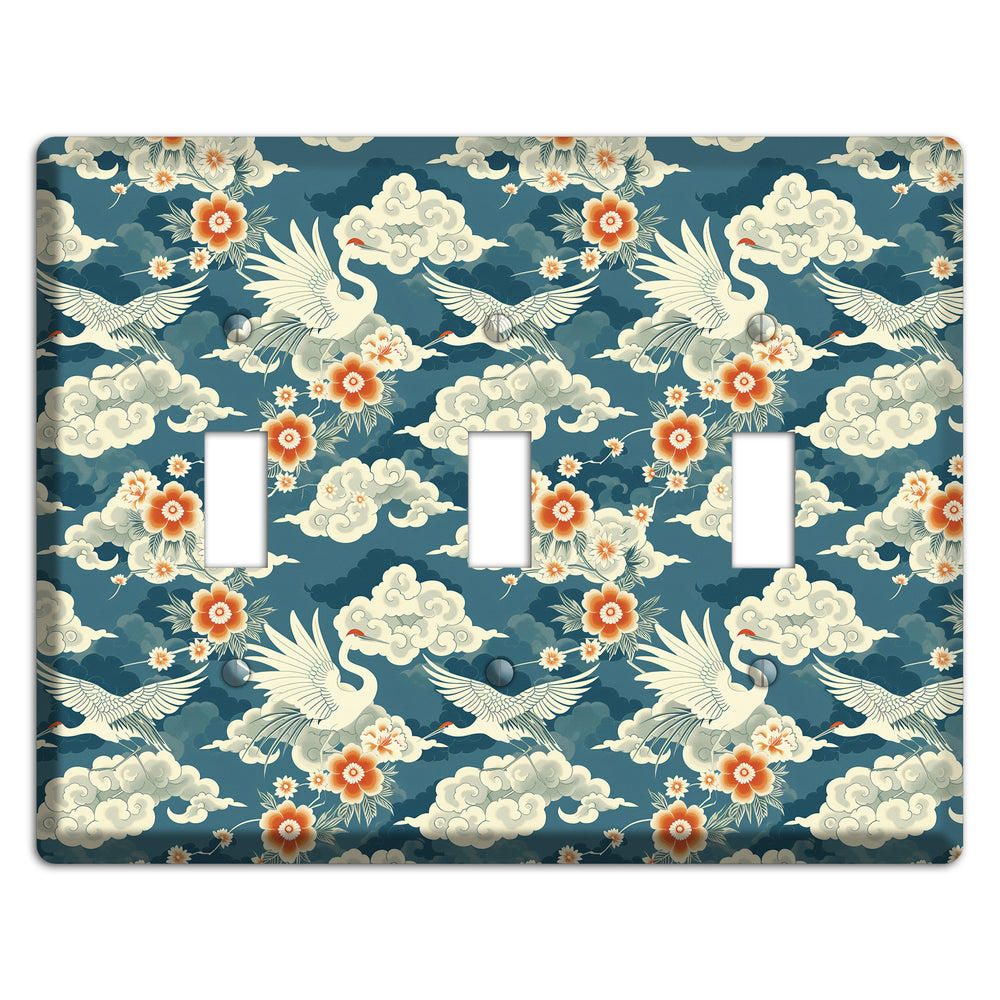 Teal Crane Ascendant 3 Toggle Wallplate