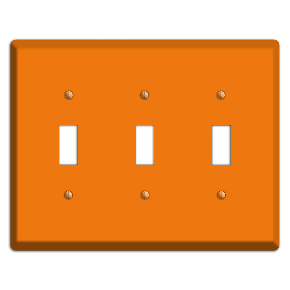 Baxter Pumpkin 3 Toggle Wallplate