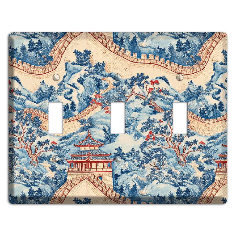 Great Wall Toile 3 Toggle Wallplate