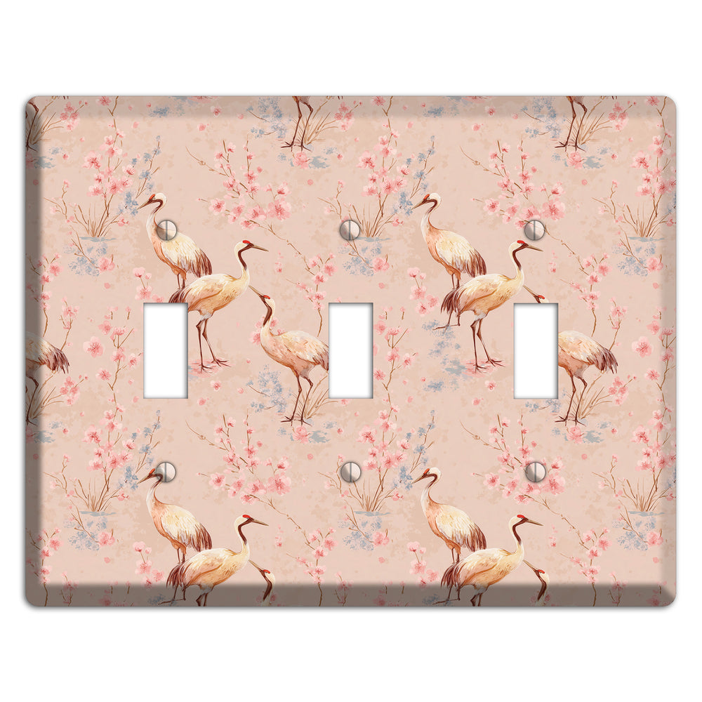 Blush Sakura Passage 3 Toggle Wallplate
