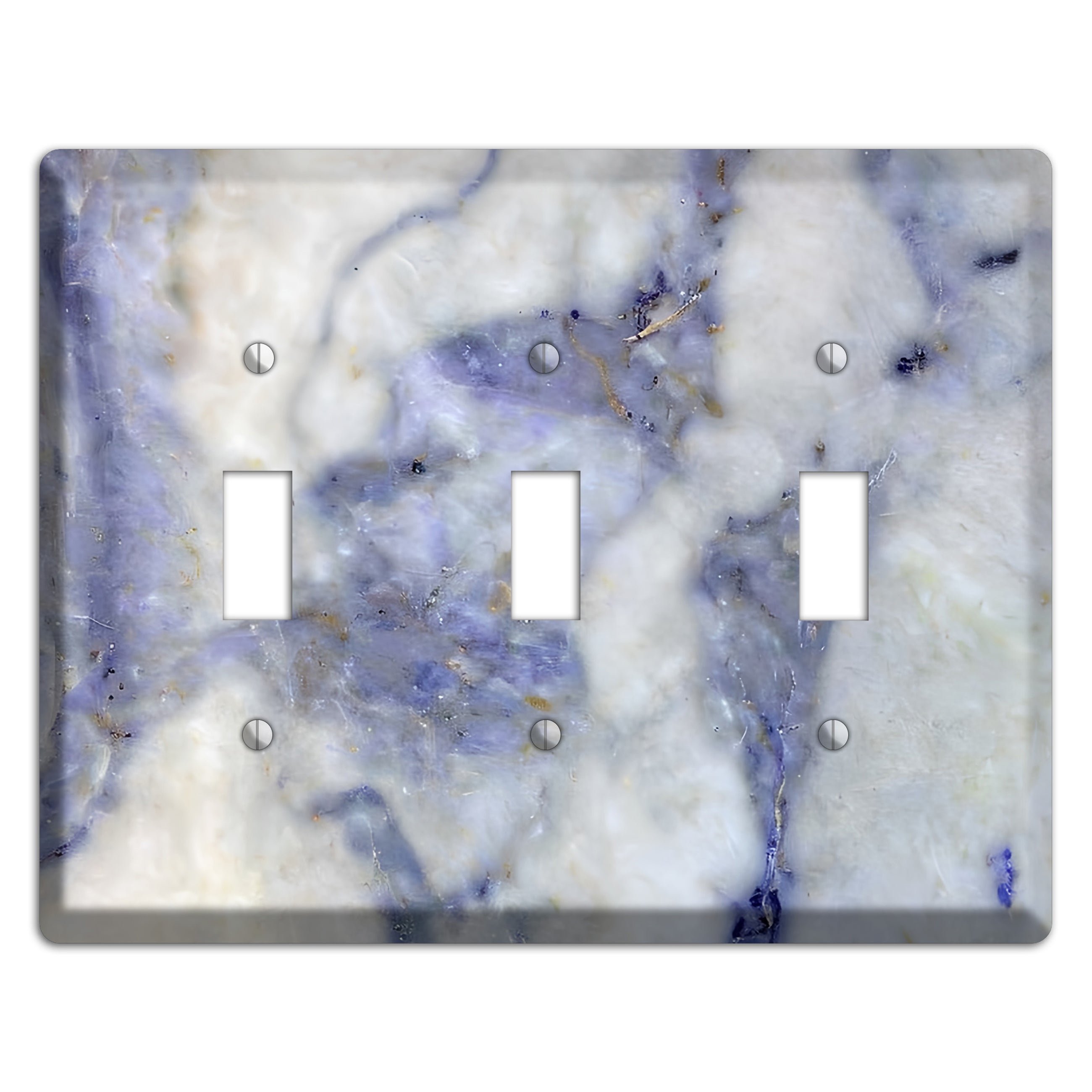 Spindle Marble 3 Toggle Wallplate