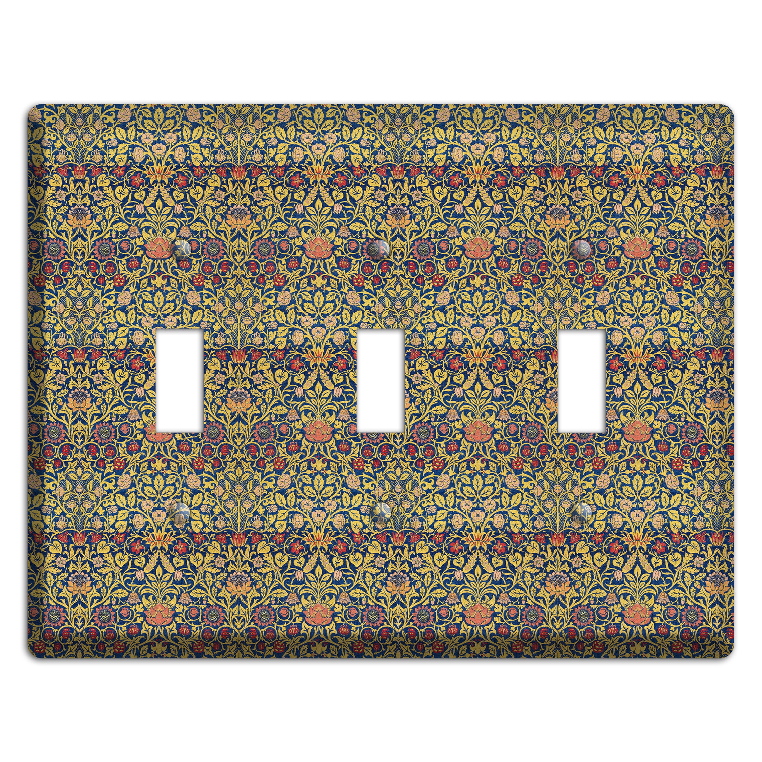 Orchard Garden Stripe 3 Toggle Wallplate