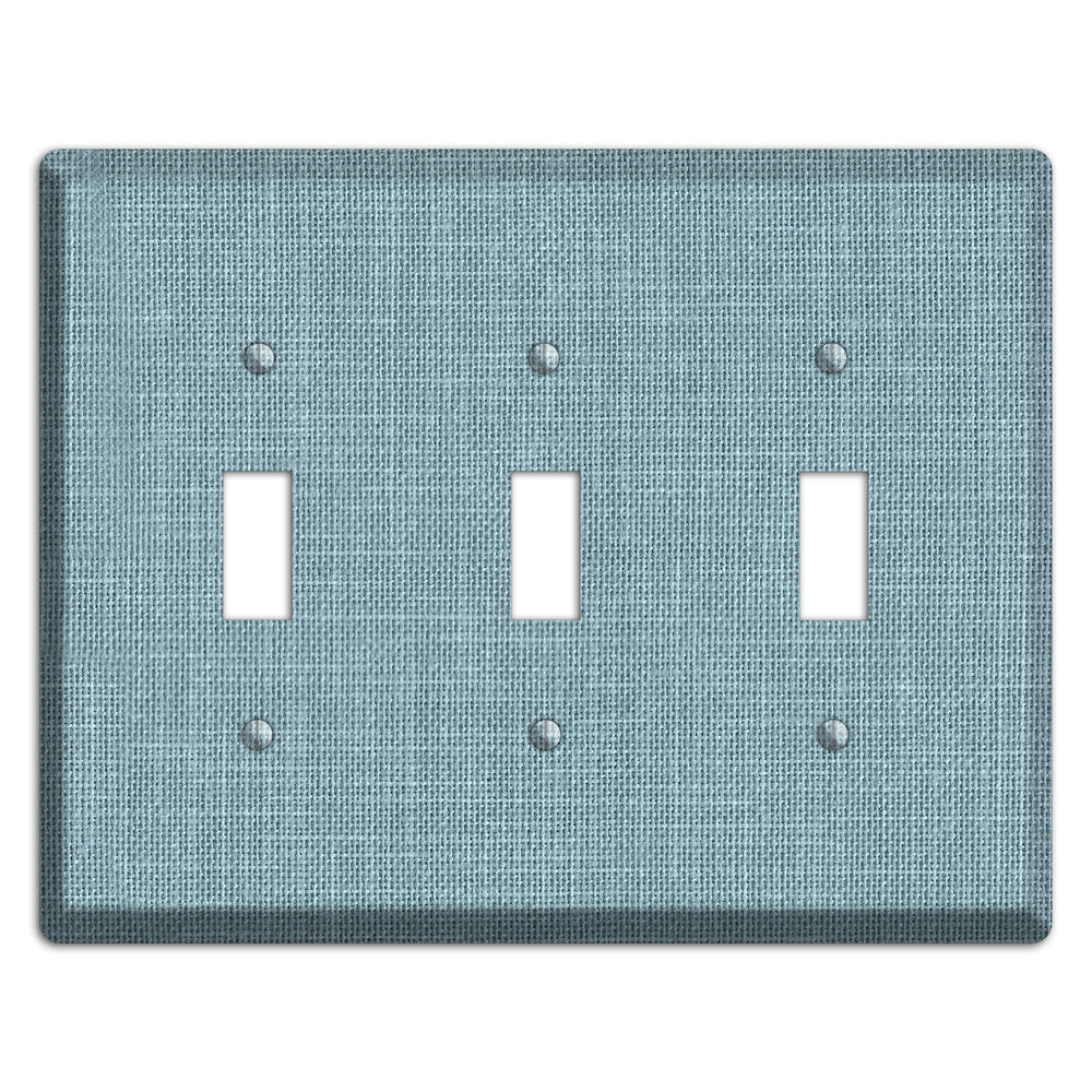 Linen Sky 3 Toggle Wallplate