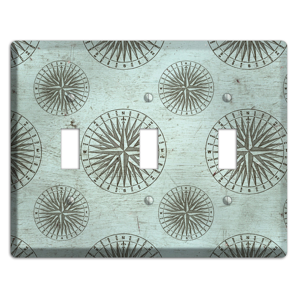 Compass & Current 3 Toggle Wallplate