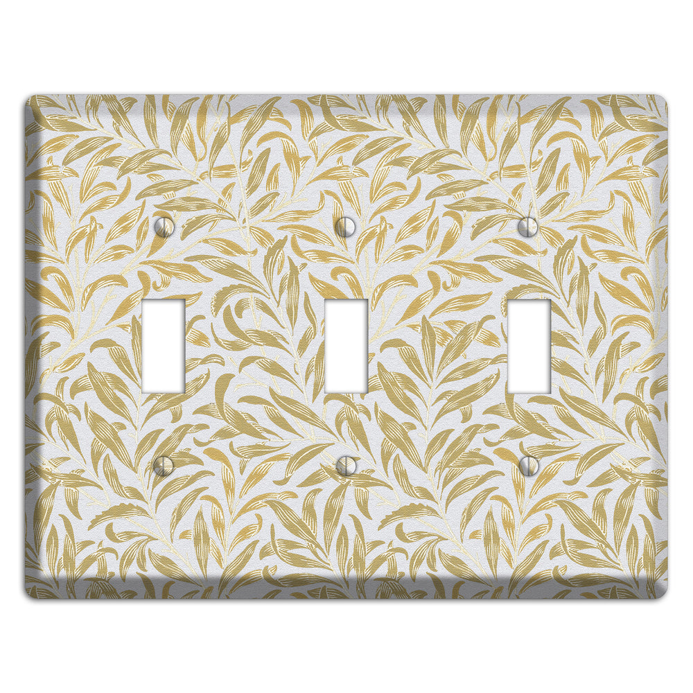 Gilded Meadow 3 Toggle Wallplate