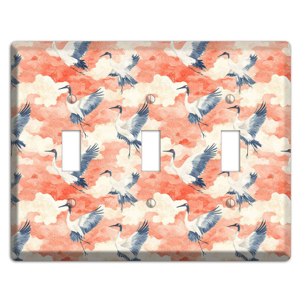 Coral Sky Migration 3 Toggle Wallplate