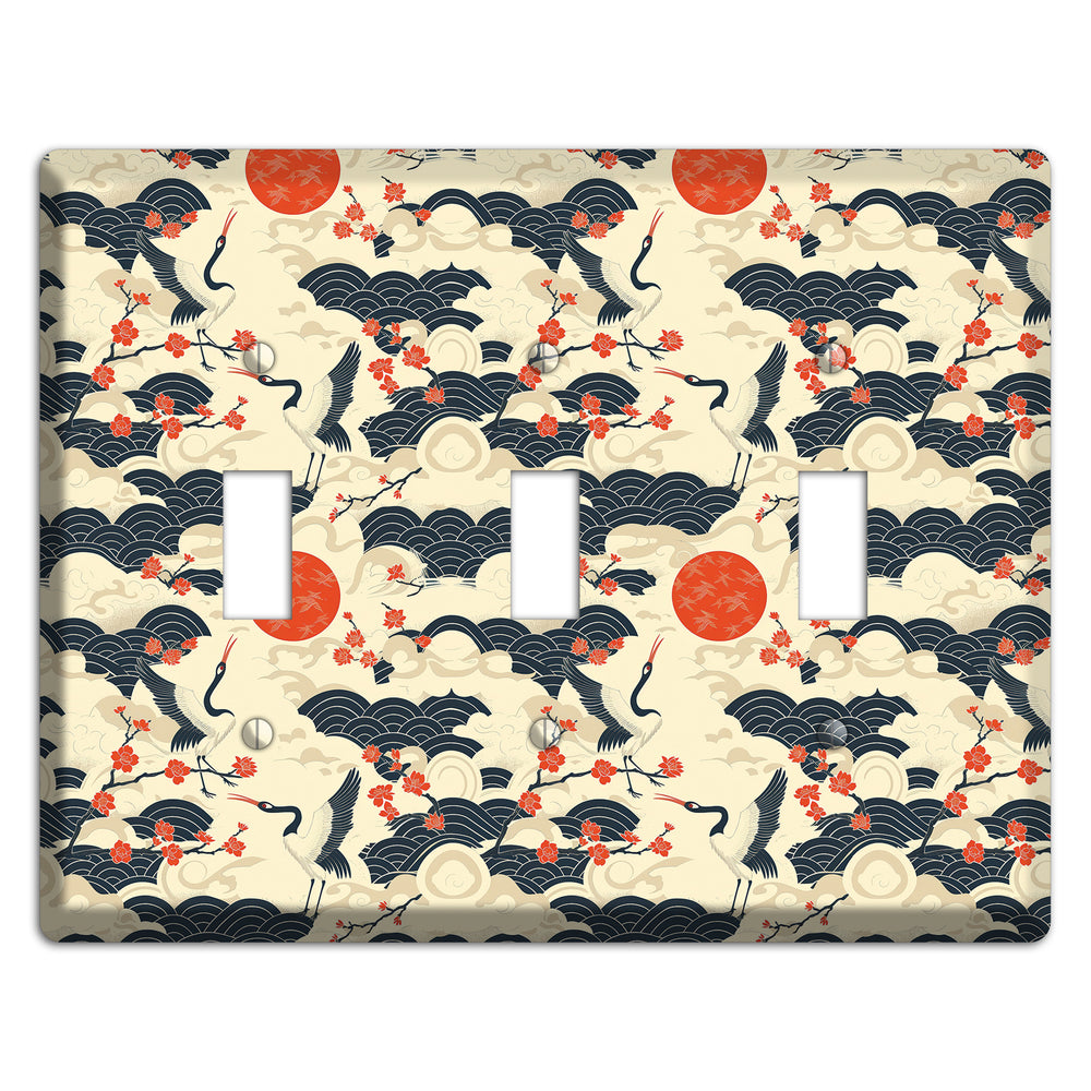 Crimson Sun Ascent 3 Toggle Wallplate