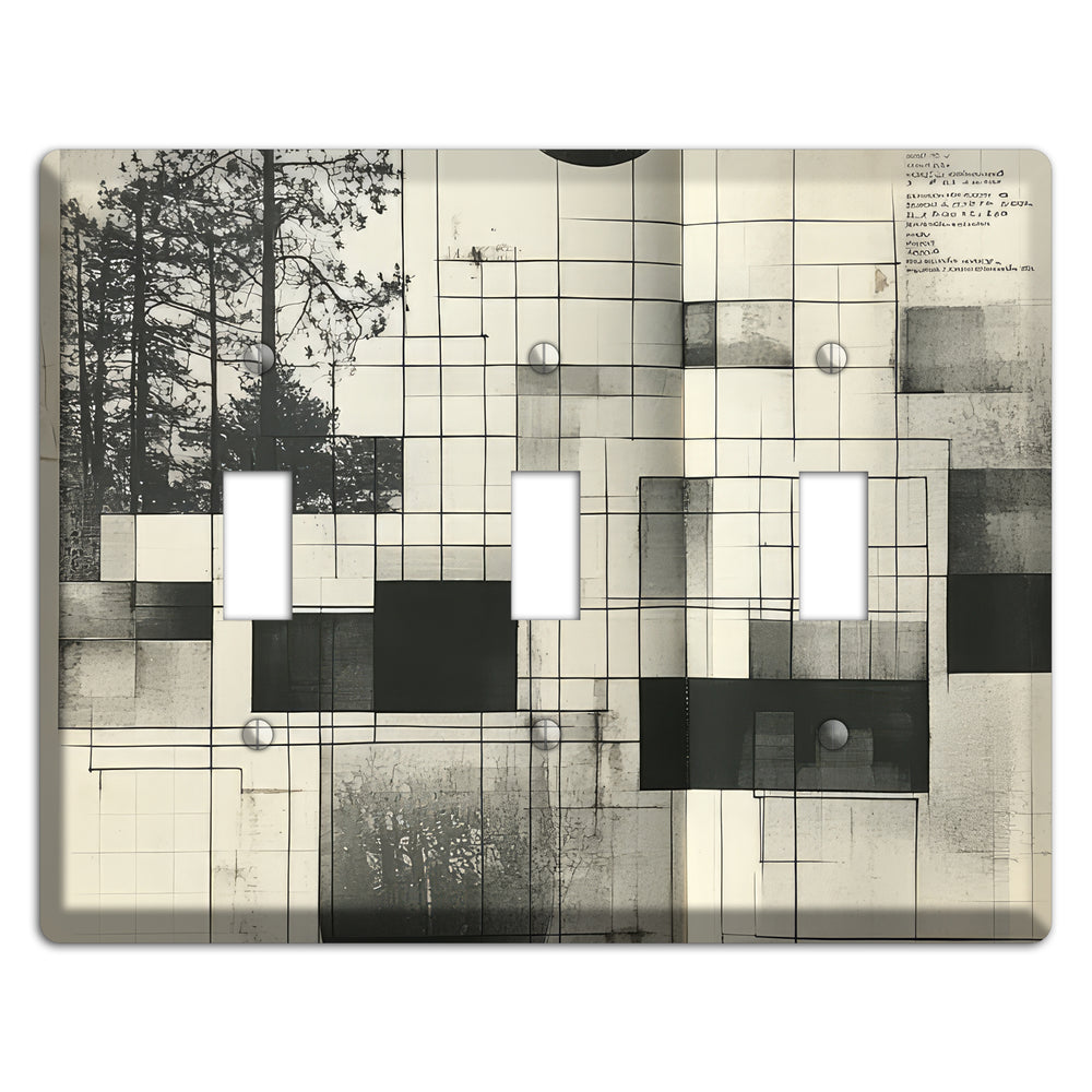 Cartographer's Dream 3 Toggle Wallplate