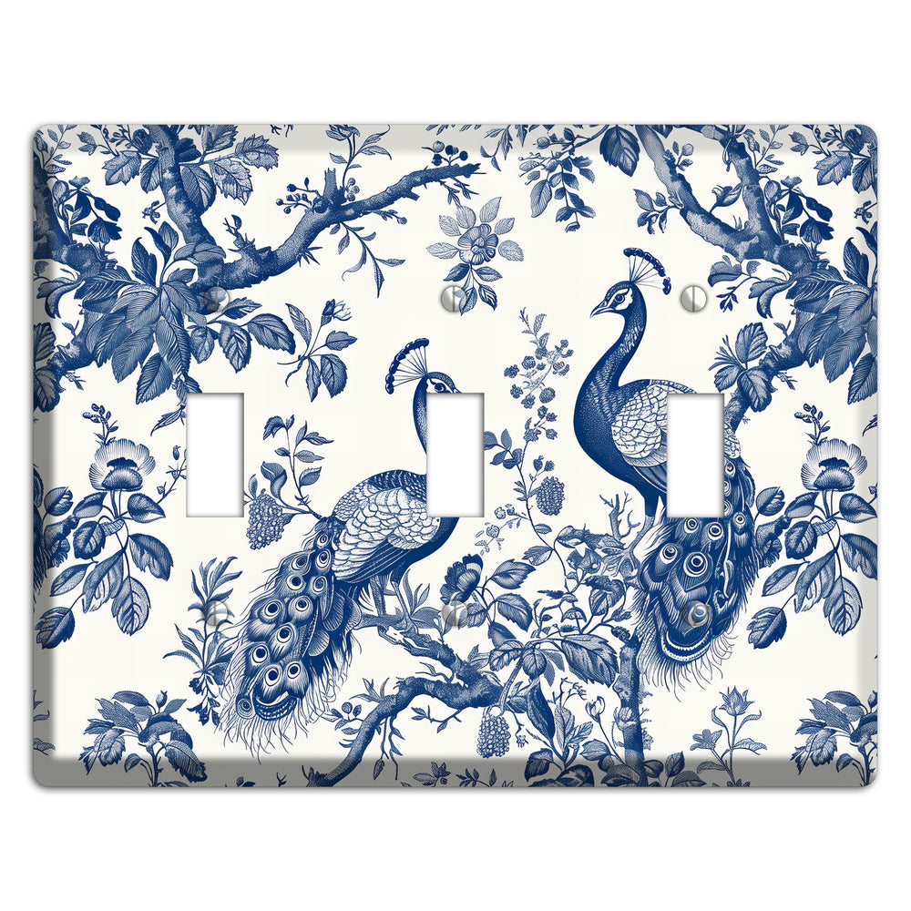 Peacock & Branch 3 Toggle Wallplate