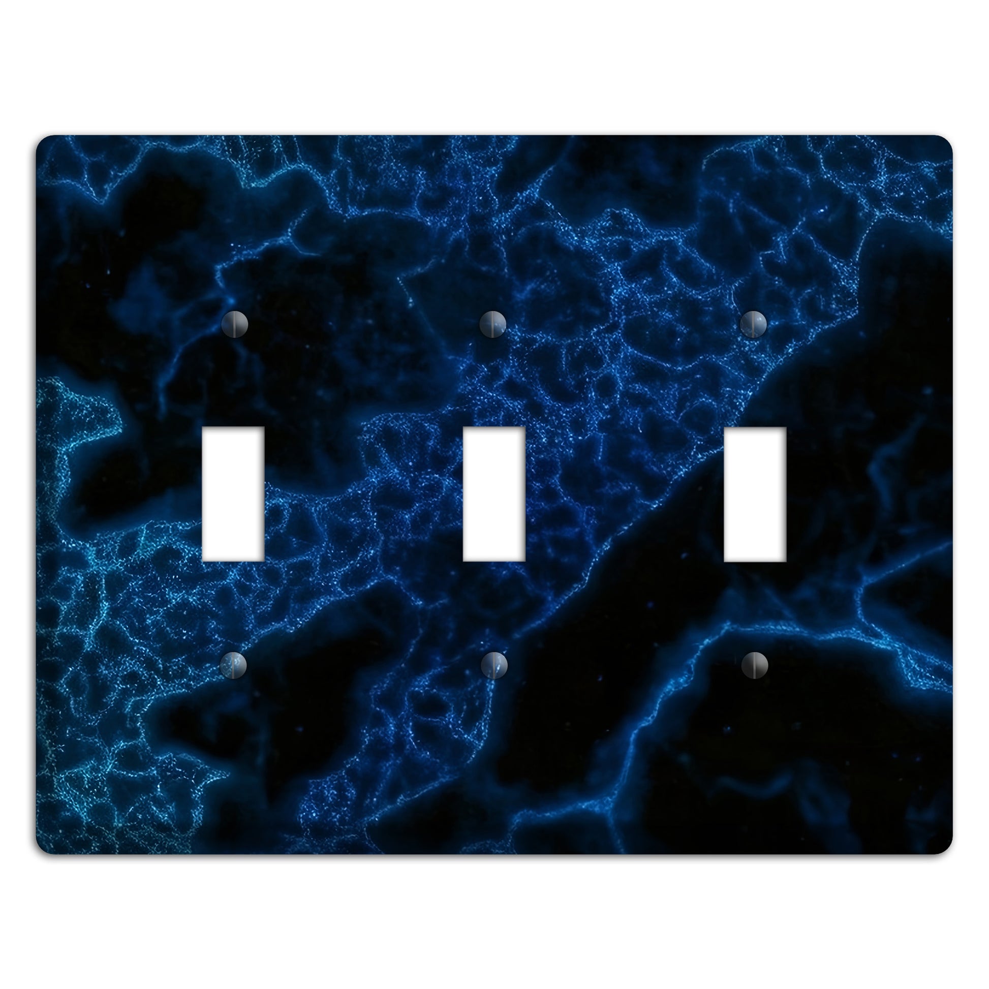 Midnight Marble 3 Toggle Wallplate