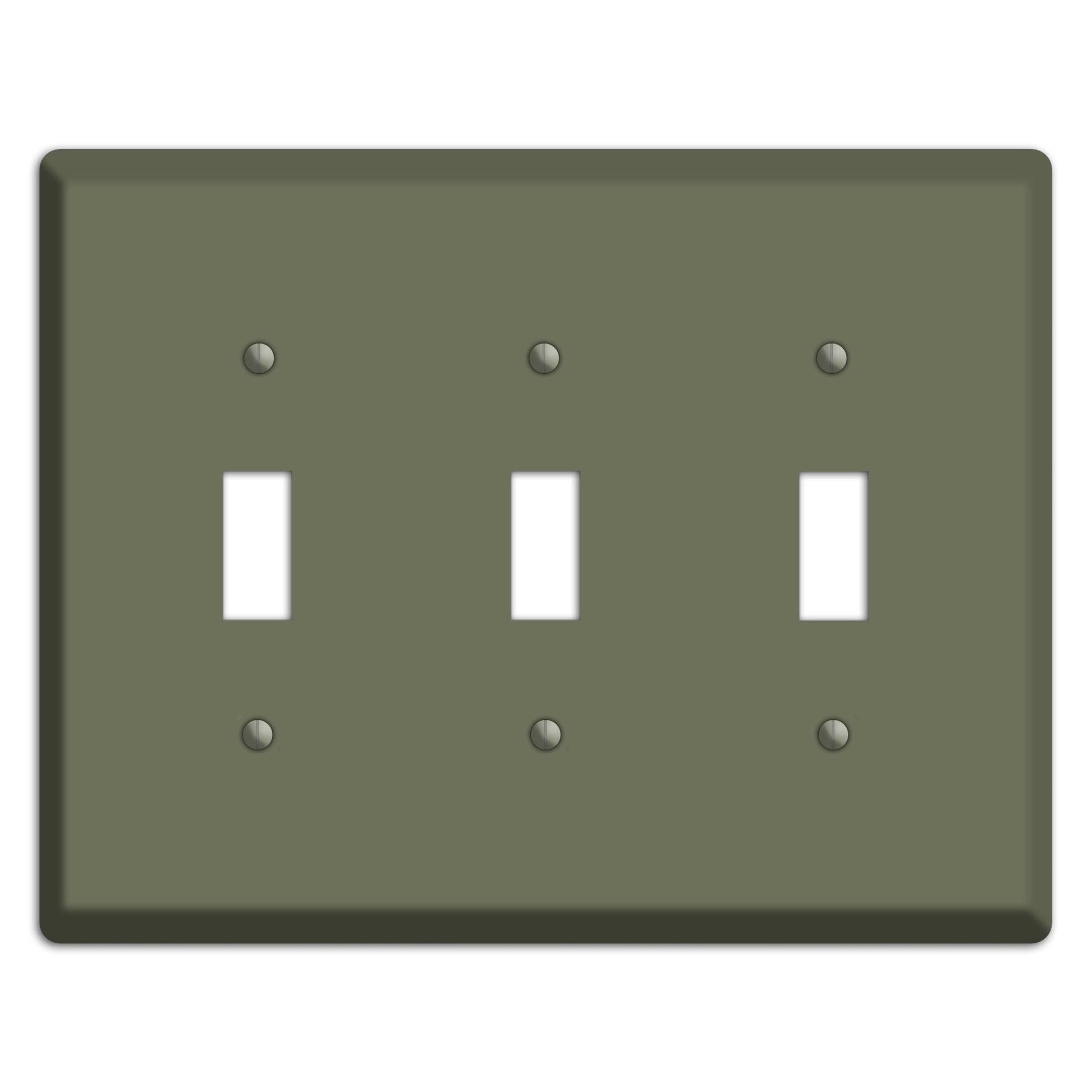 Baxter Eucalyptus 3 Toggle Wallplate