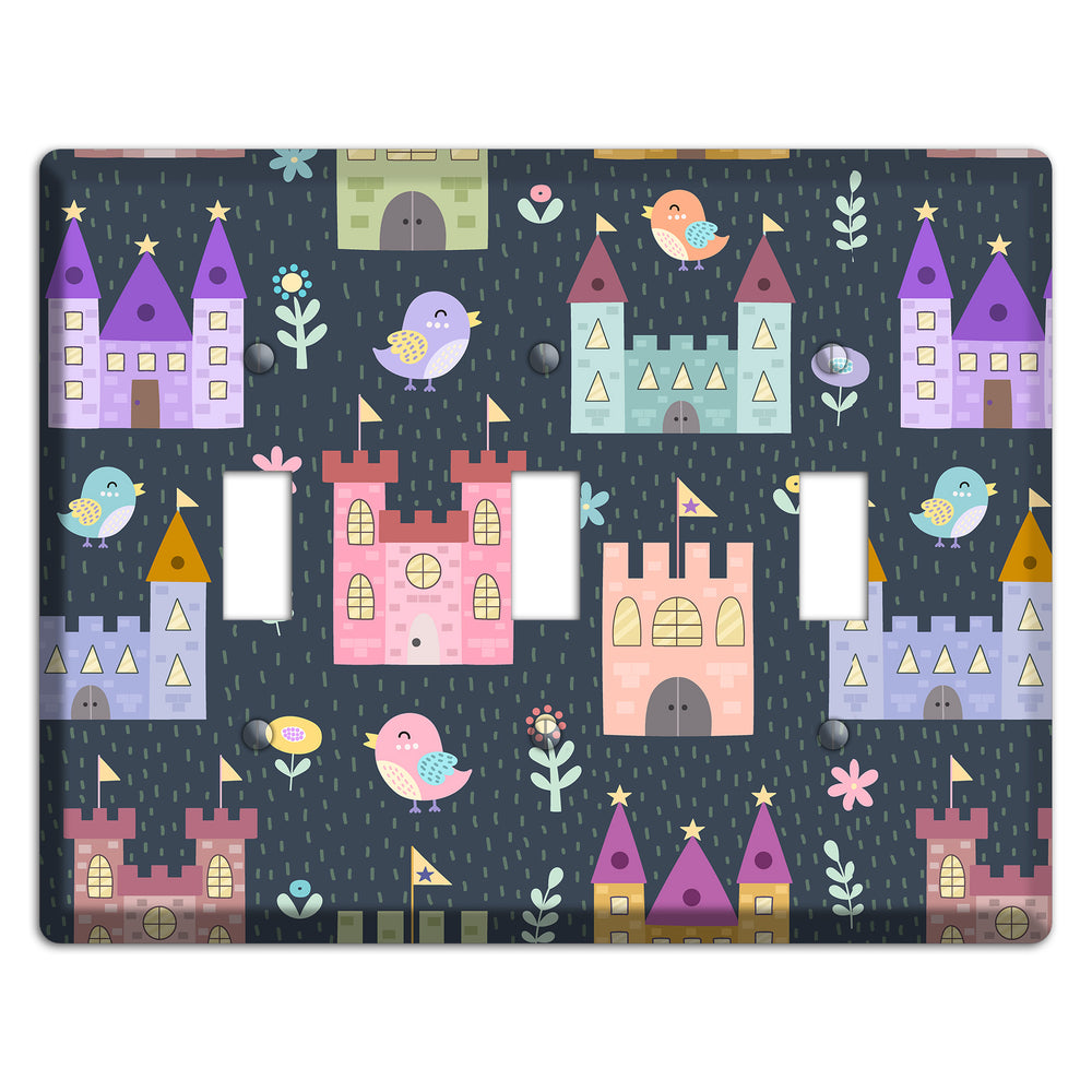 Castle Garden 3 Toggle Wallplate