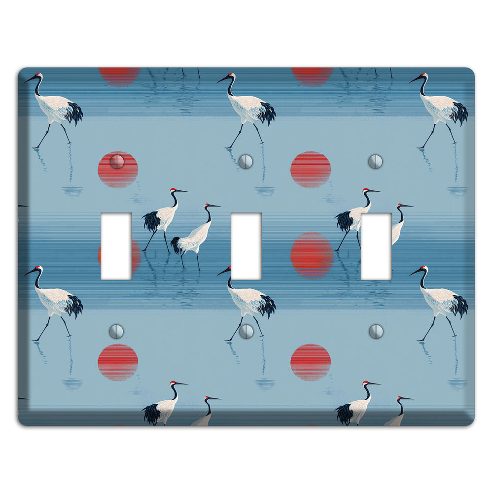 Scarlet Sun Shallows 3 Toggle Wallplate