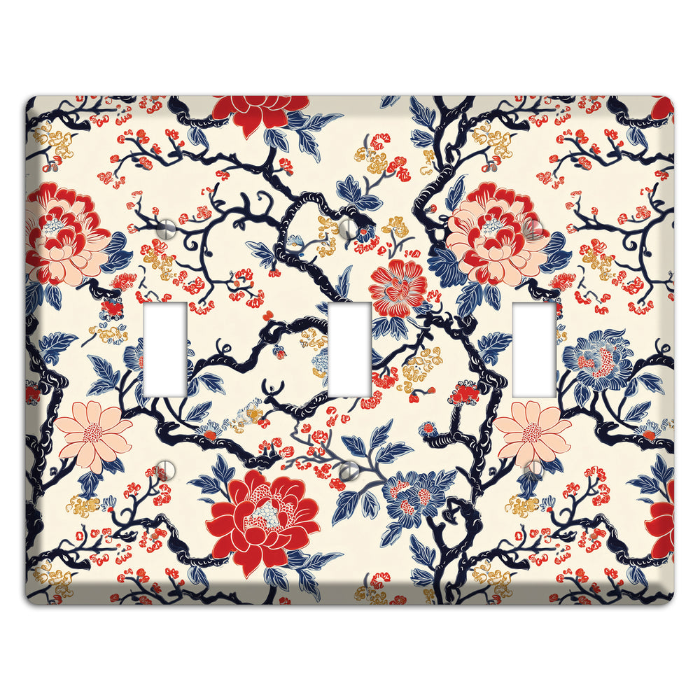 Crimson Branch Reverie 3 Toggle Wallplate