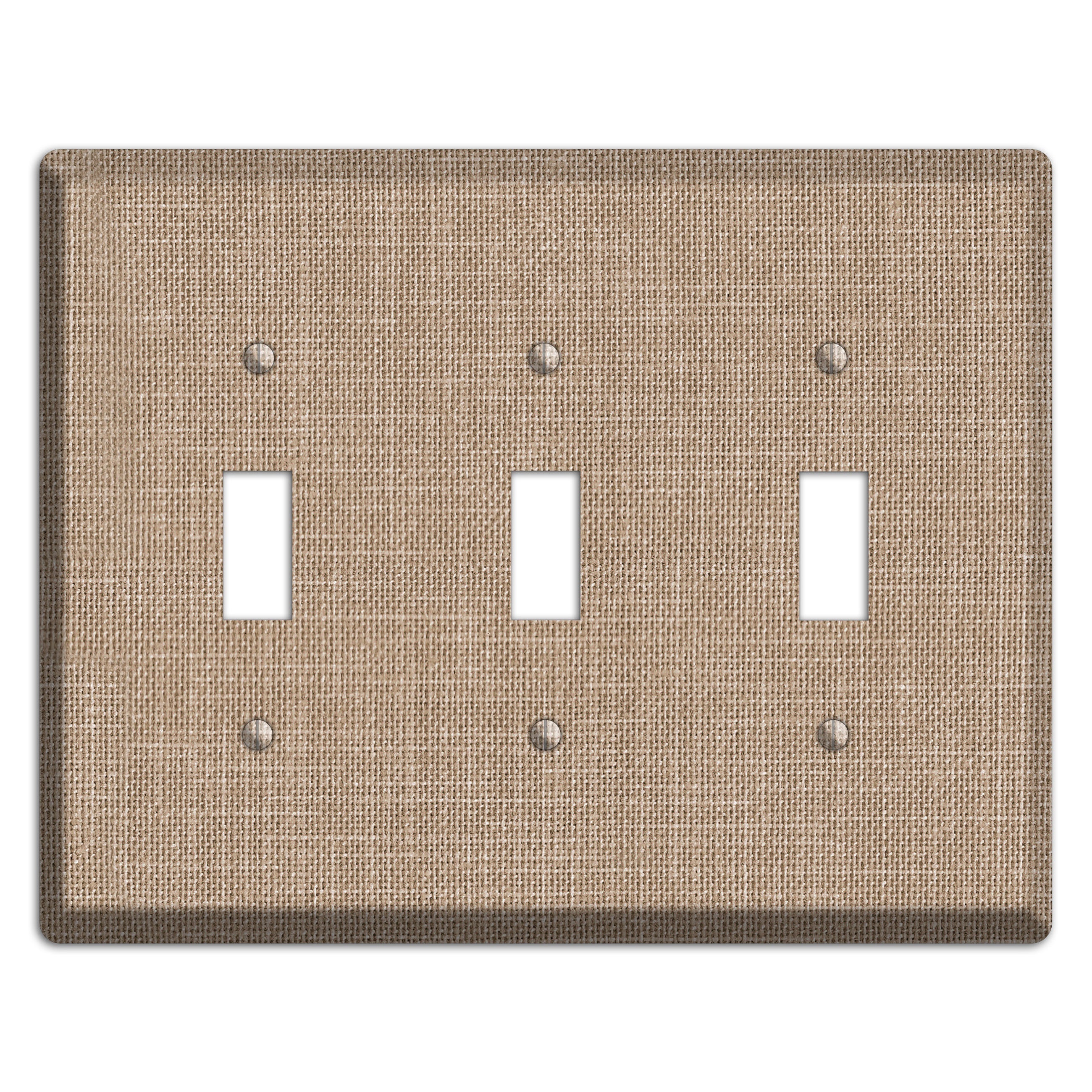 Linen Shore 3 Toggle Wallplate
