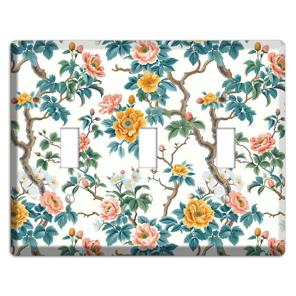 Blossom & Bough 3 Toggle Wallplate
