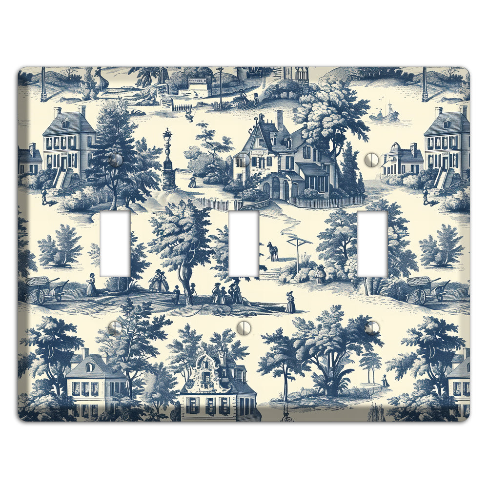 Village & Volley 3 Toggle Wallplate