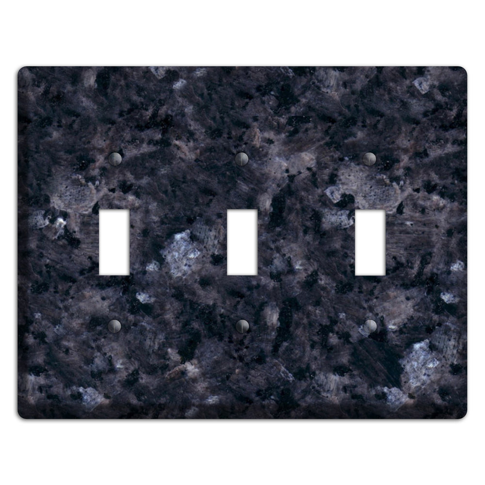 Blue Pearl Granite 3 Toggle Wallplate