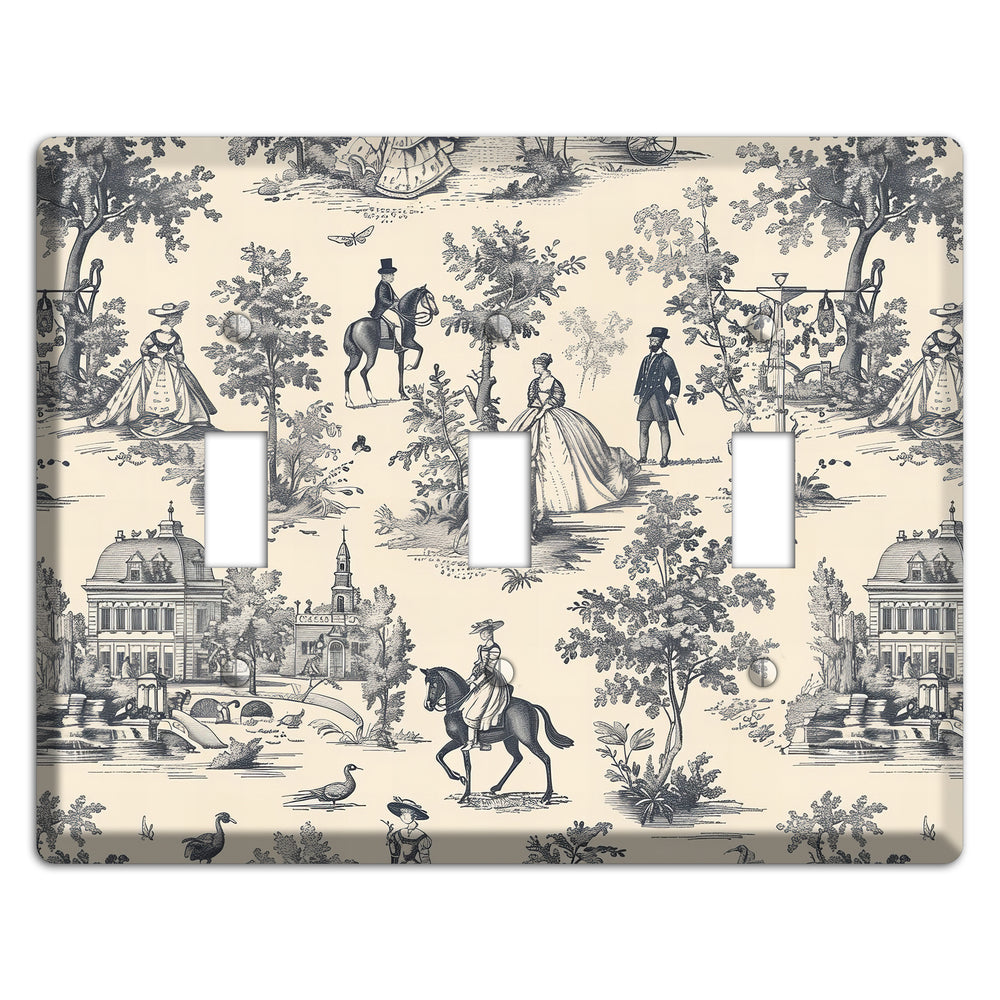 Country Estate Promenade 3 Toggle Wallplate