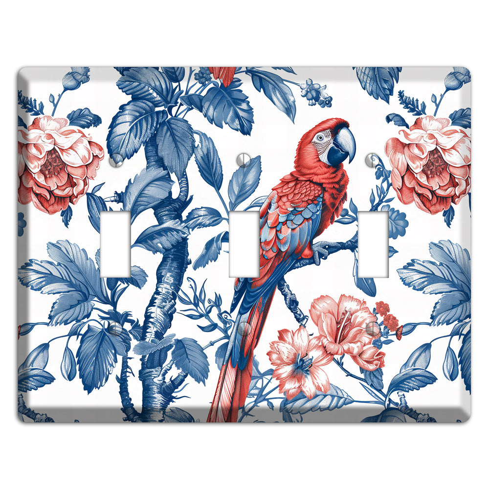 Scarlet in Bloom 3 Toggle Wallplate