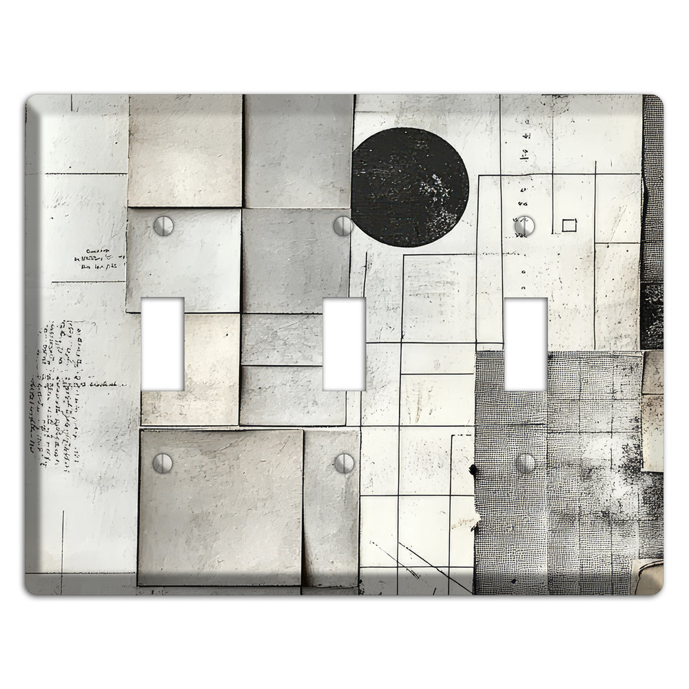 Cartographer's Quiet Ruin 3 Toggle Wallplate