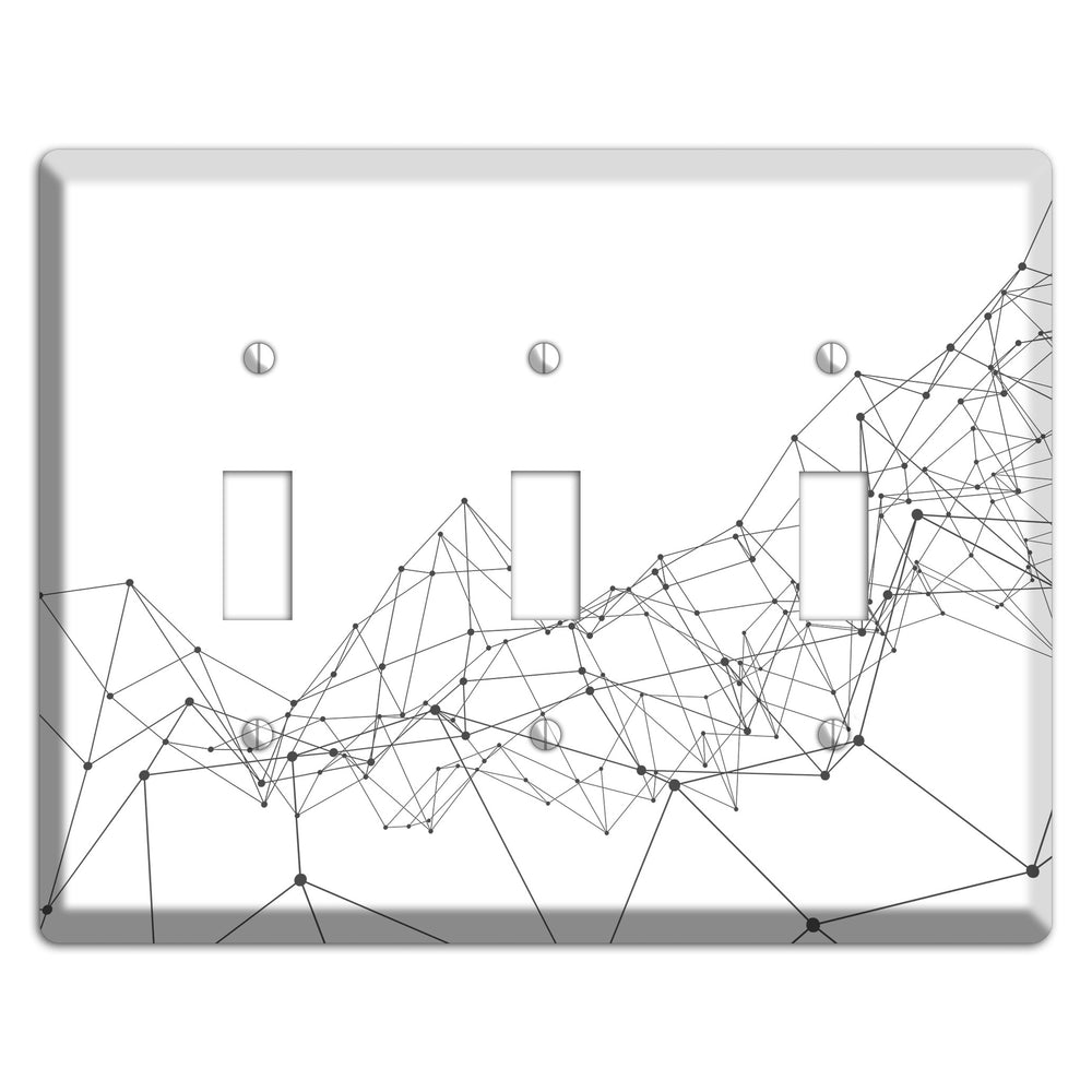 Fractured Cartography 3 Toggle Wallplate