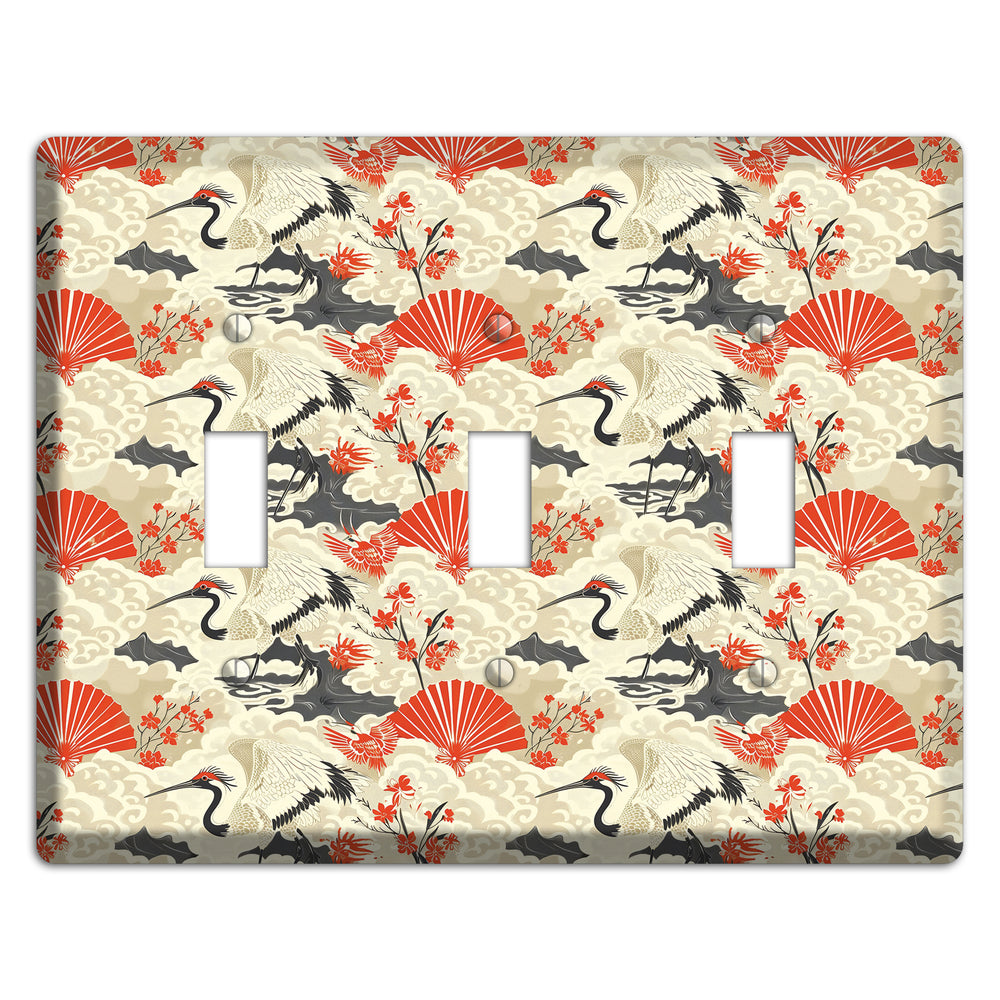 Vermillion Mist Reverie 3 Toggle Wallplate