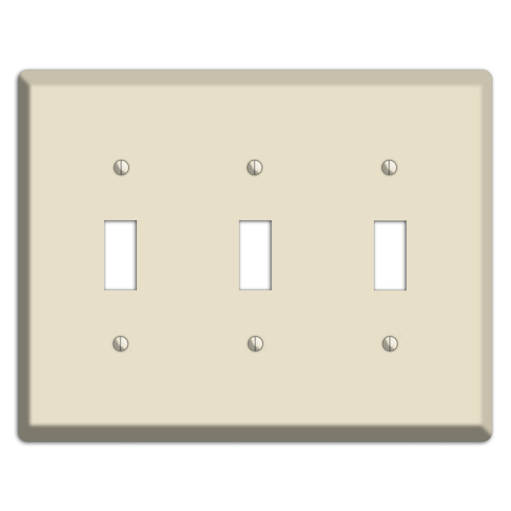 Baxter Ivory Cream 3 Toggle Wallplate