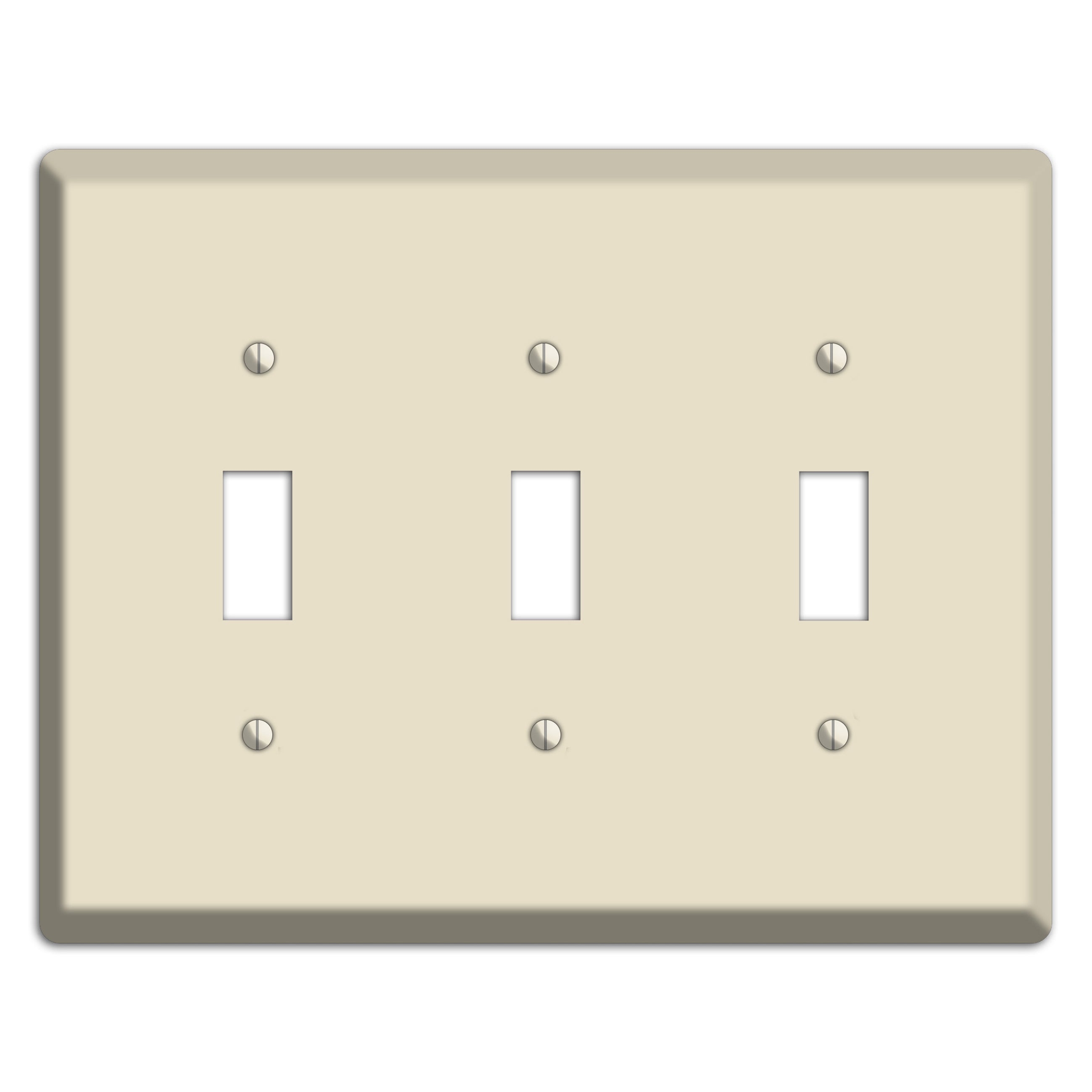 Baxter Ivory Cream 3 Toggle Wallplate