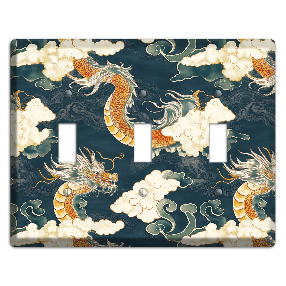Celestial Serpent Sky 3 Toggle Wallplate