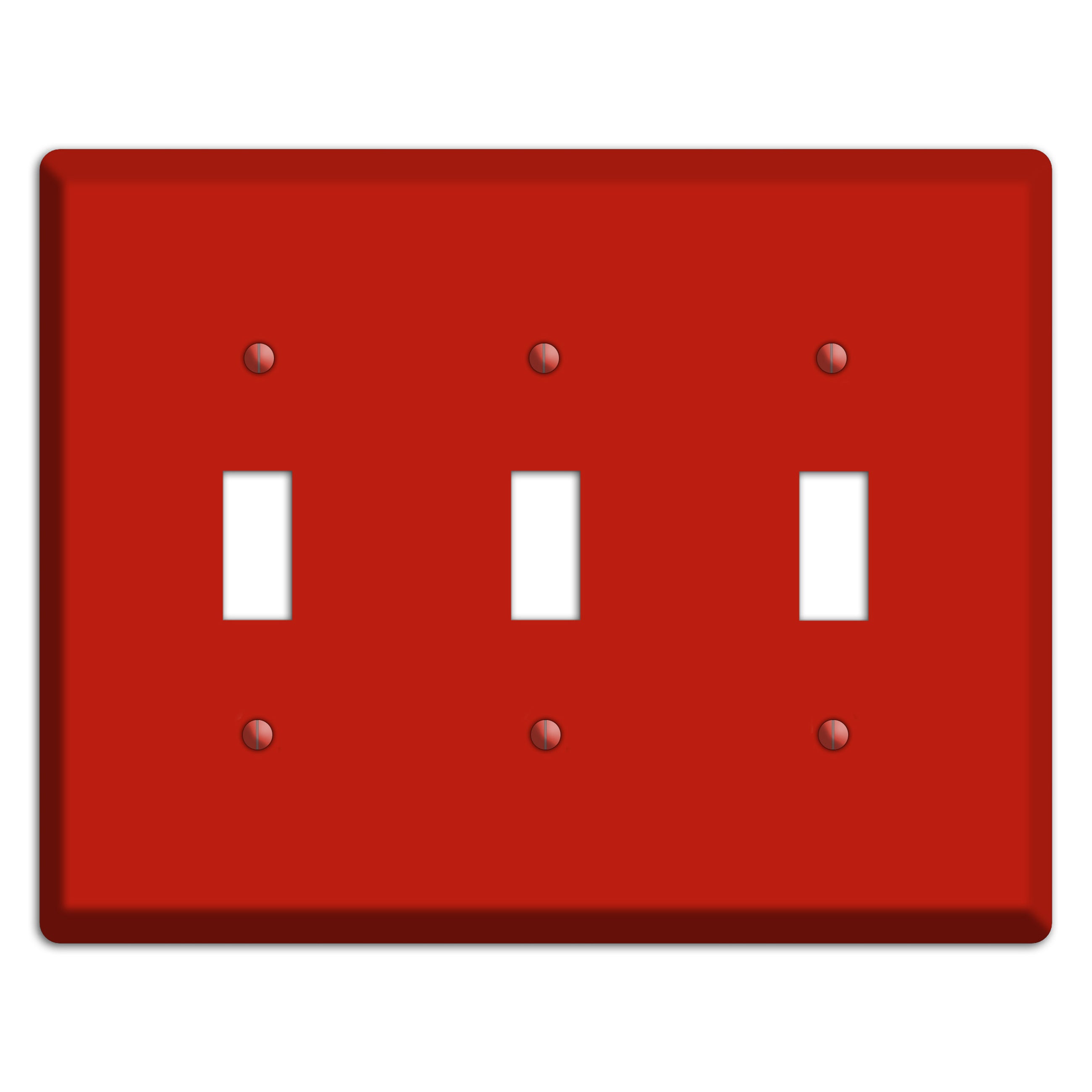 Baxter Simply Red 3 Toggle Wallplate