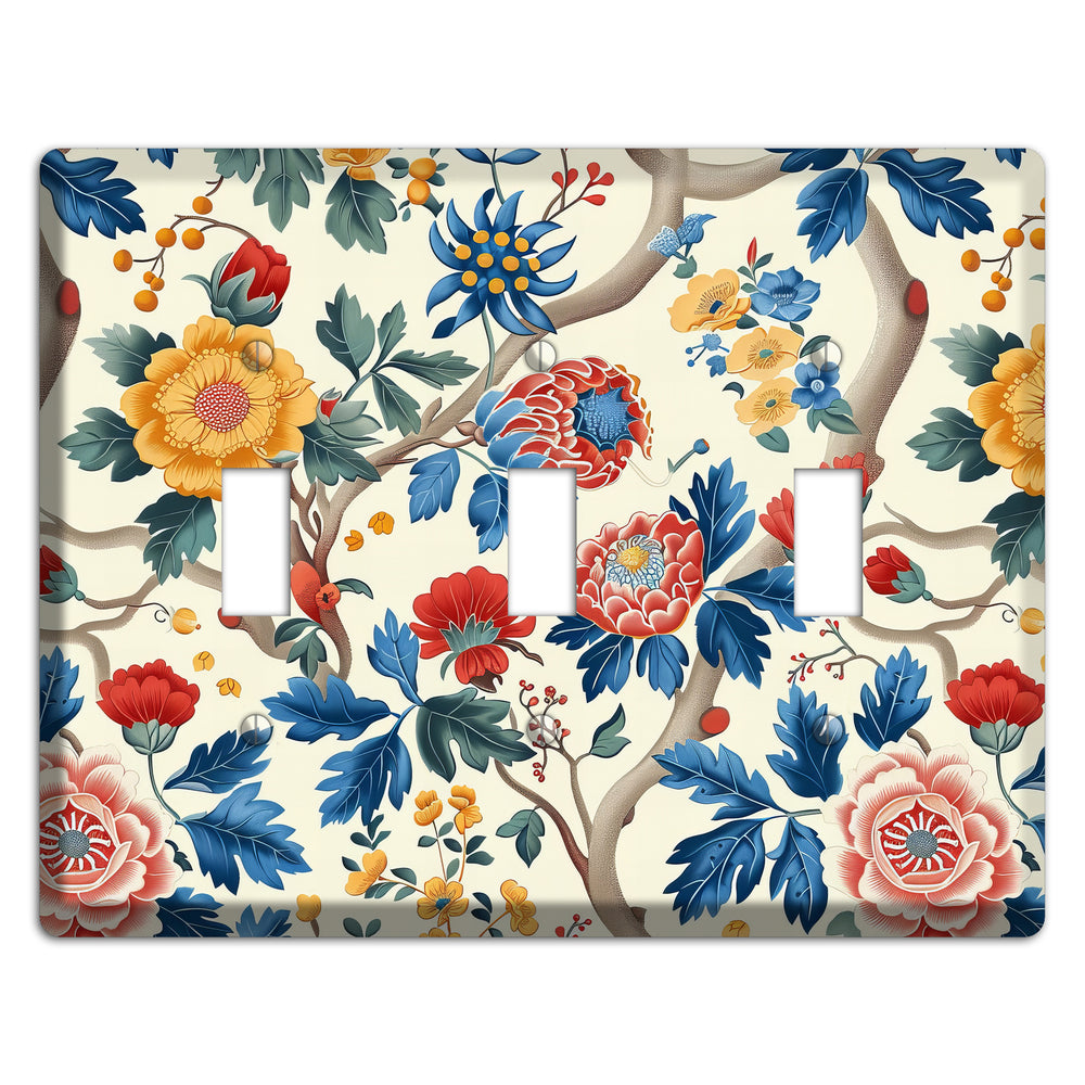Tangled Bower Fête 3 Toggle Wallplate