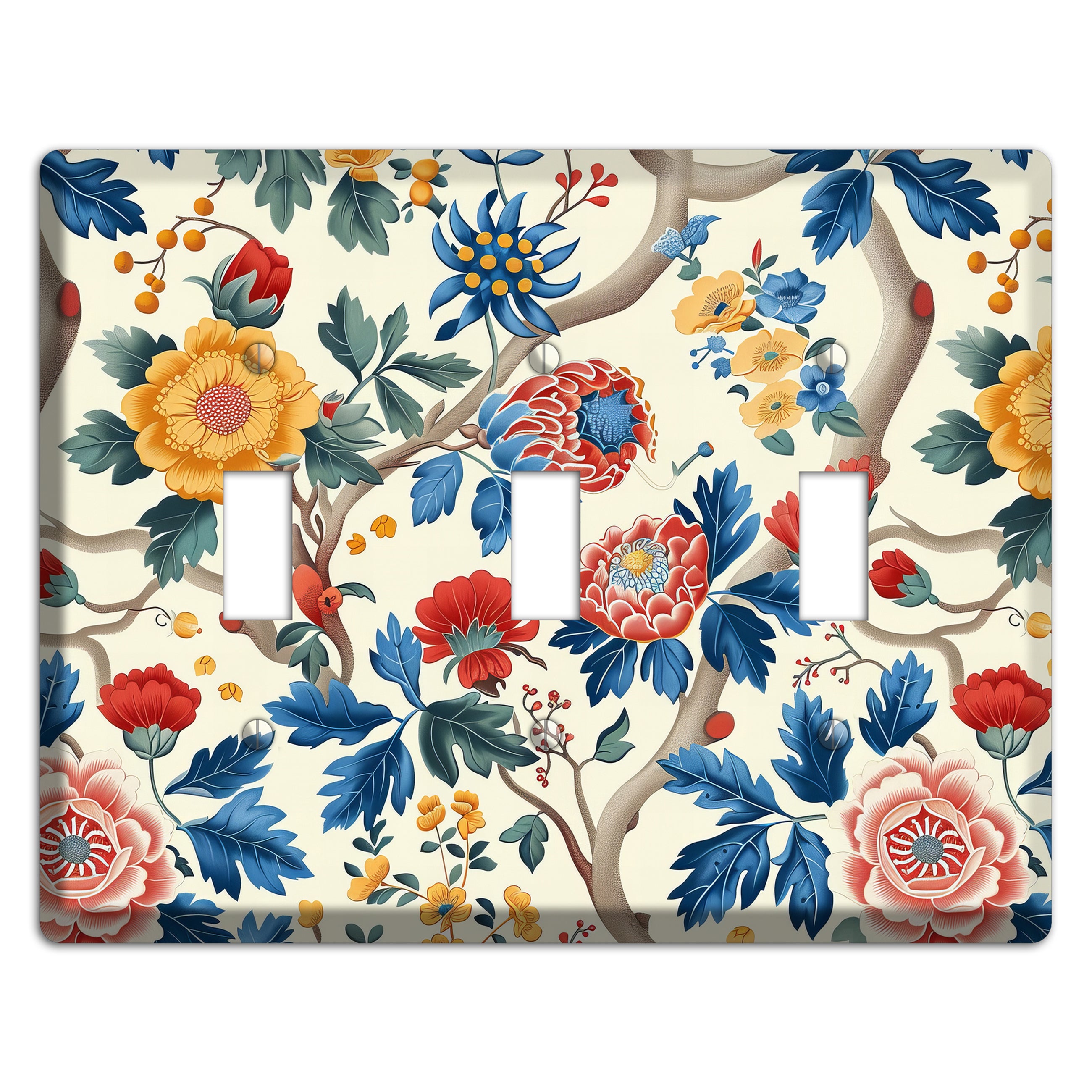 Tangled Bower Fête 3 Toggle Wallplate