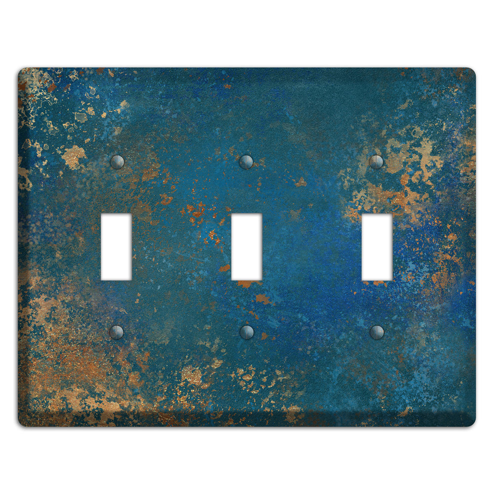 Oxidized Ocean 3 Toggle Wallplate