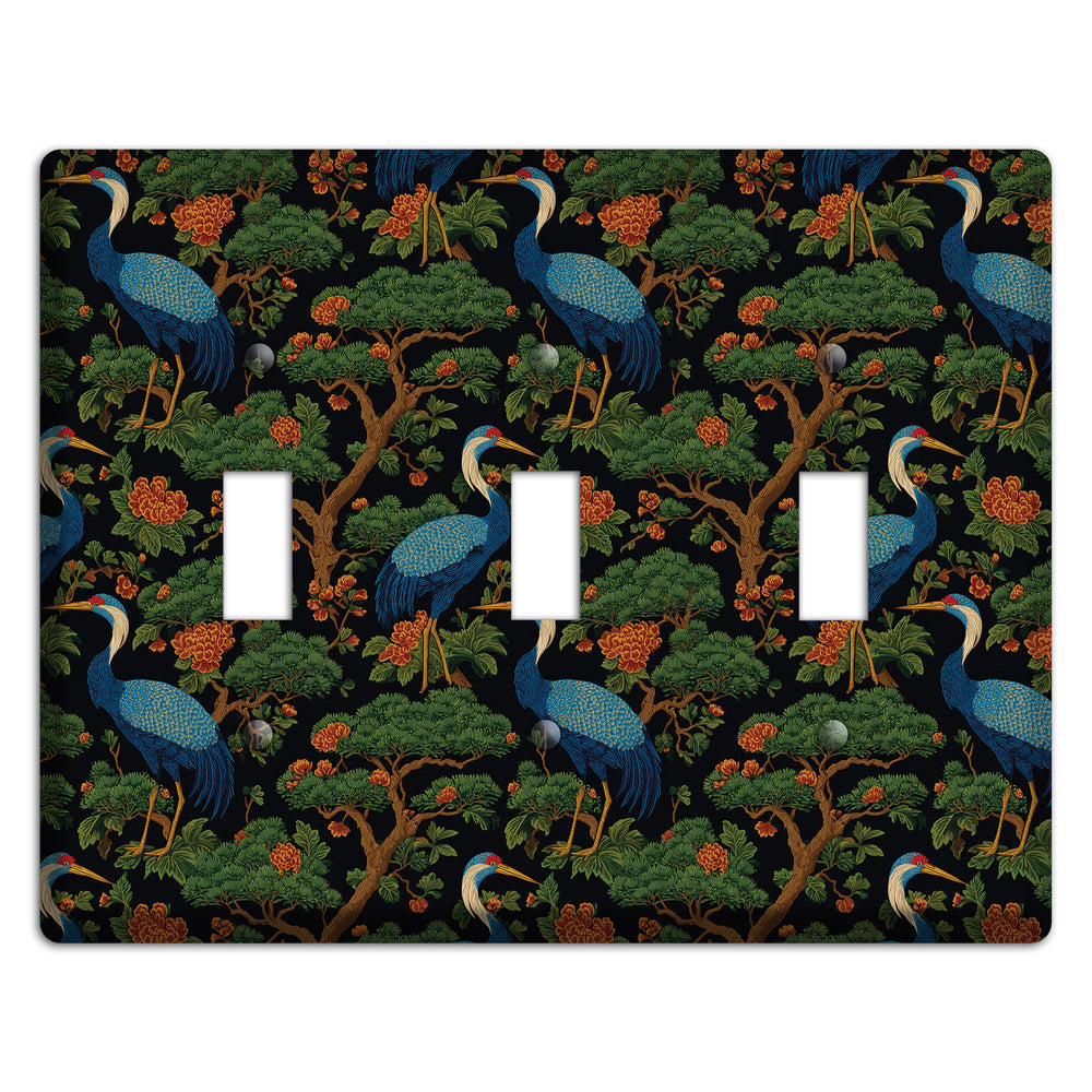 Cobalt Pine Vigil 3 Toggle Wallplate