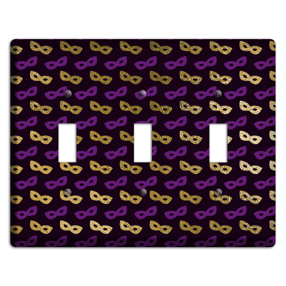 Midnight Masque 3 Toggle Wallplate