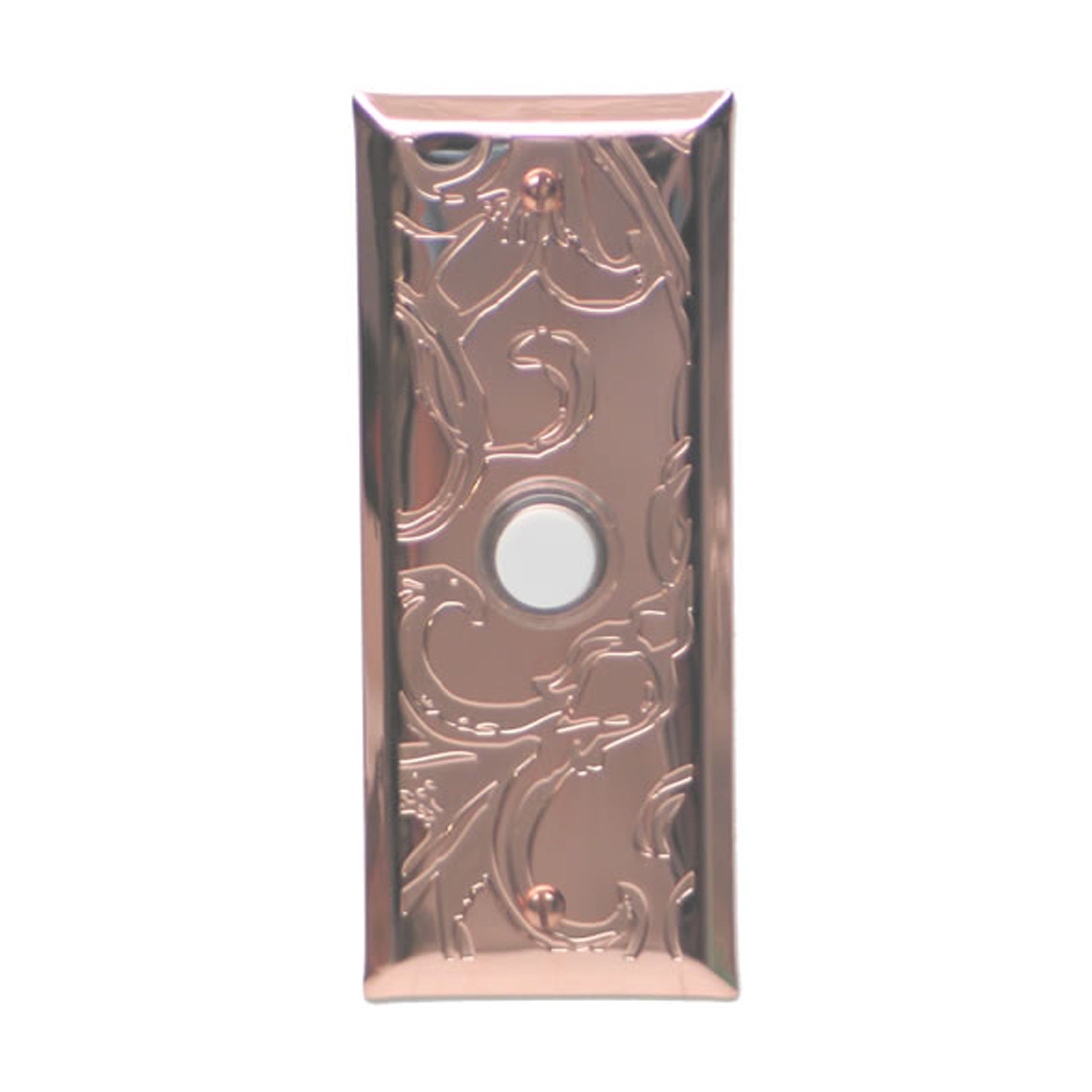 Victorian Doorbell - Solid Polished Copper