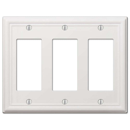 Chelsea White 3 Rocker (GFI) - Wallplatesonline.com