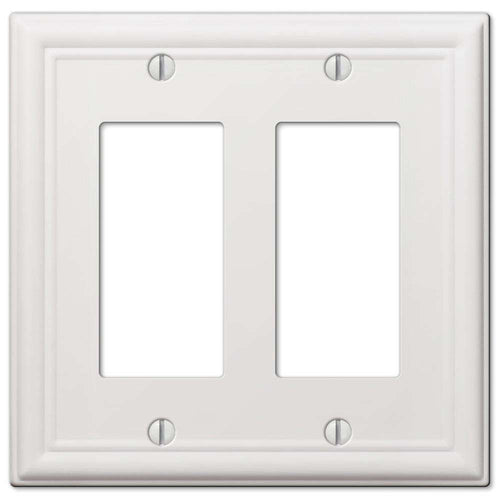 Chelsea White 2 Rocker (GFI) - Wallplatesonline.com
