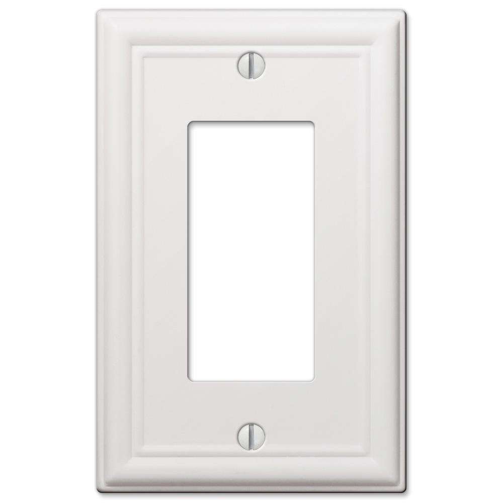 Chelsea White 1 Rocker (GFI) - Wallplatesonline.com