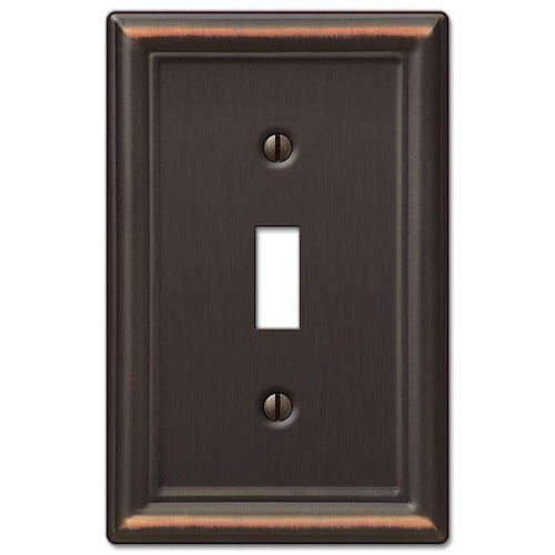 Chelsea Aged Bronze Cover Plates - Wallplatesonline.com