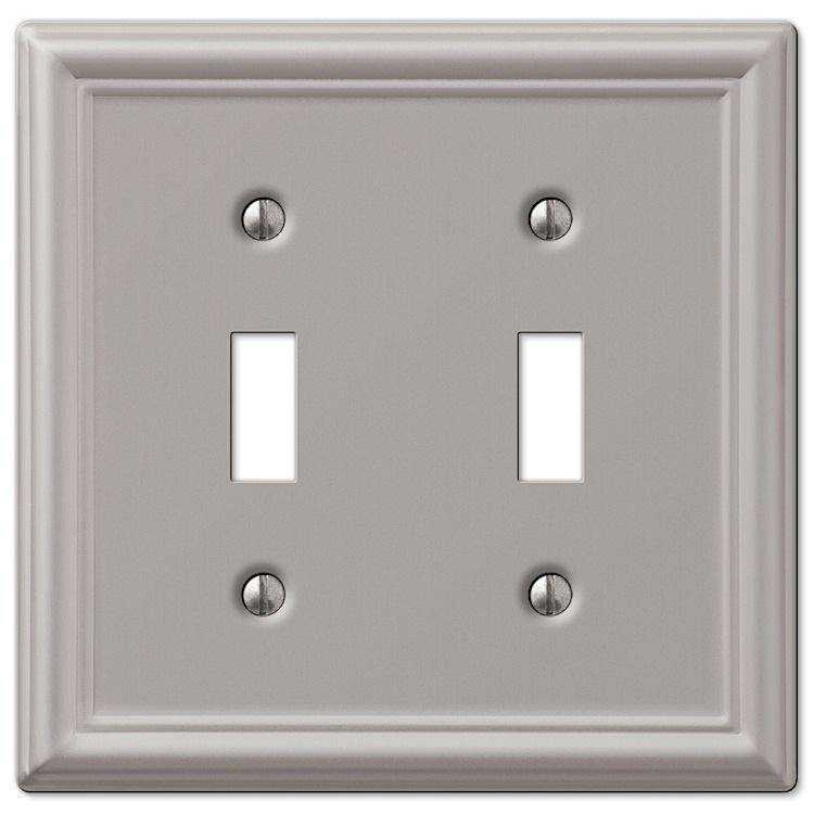 Chelsea Brushed Nickel Double Toggle