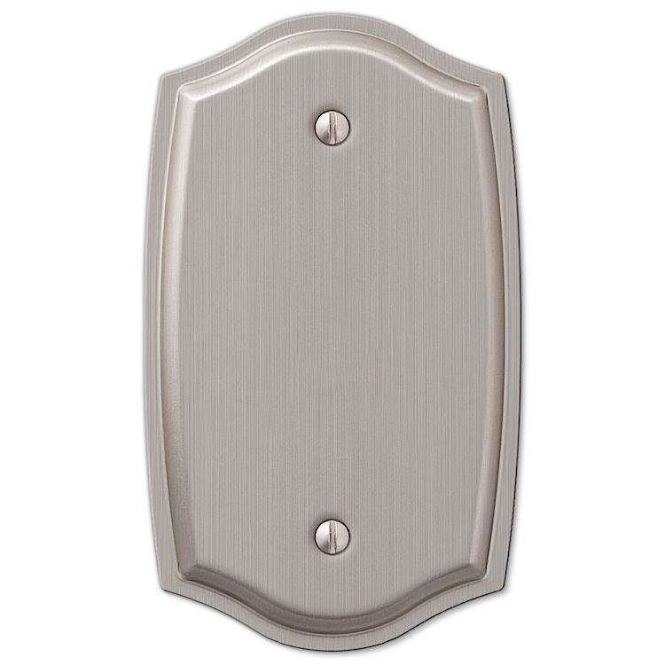 Sonoma Brushed Nickel 1 Blank - Wallplatesonline.com