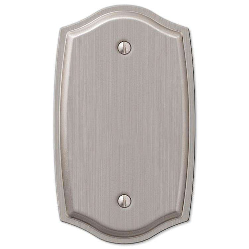 Sonoma Brushed Nickel 1 Blank - Wallplatesonline.com